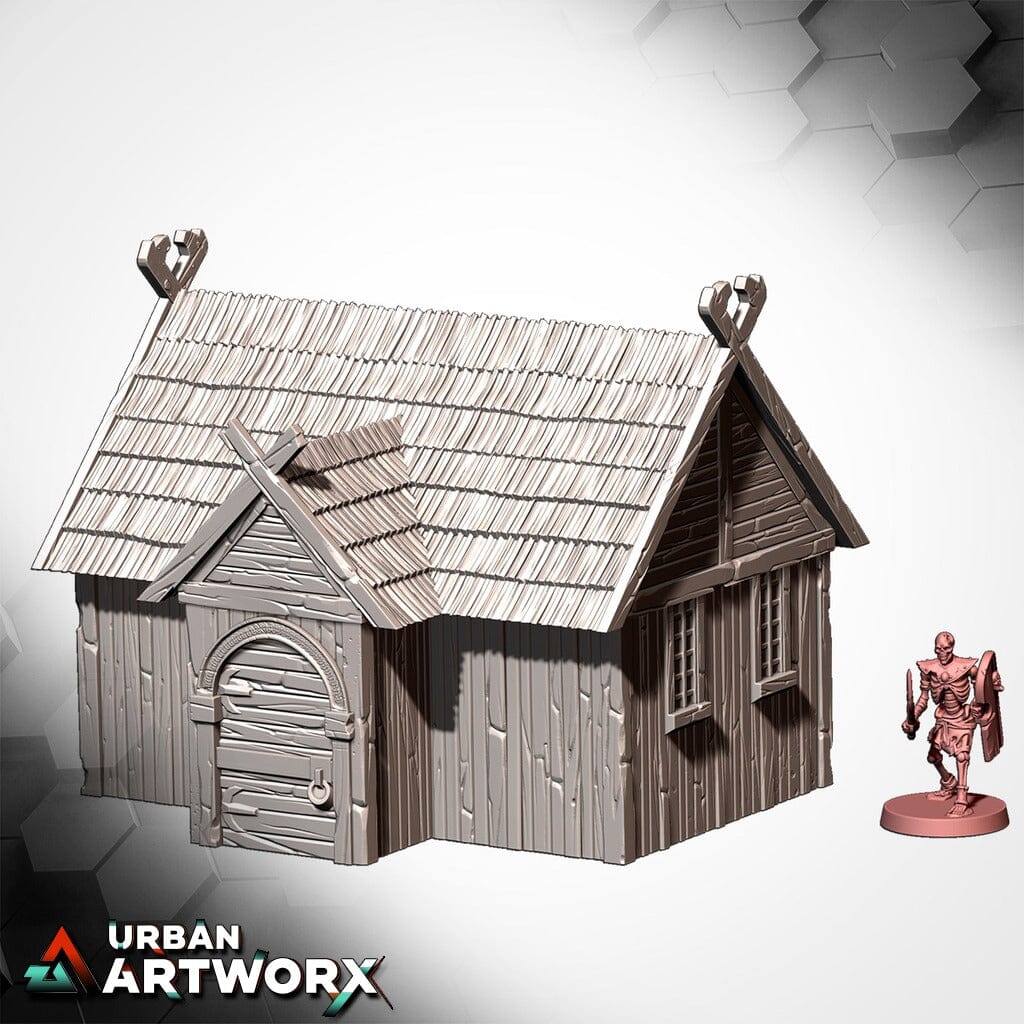 Tabletop Gelände - Txarli Factory - Village of Middle Earth Txarli Factory House 03