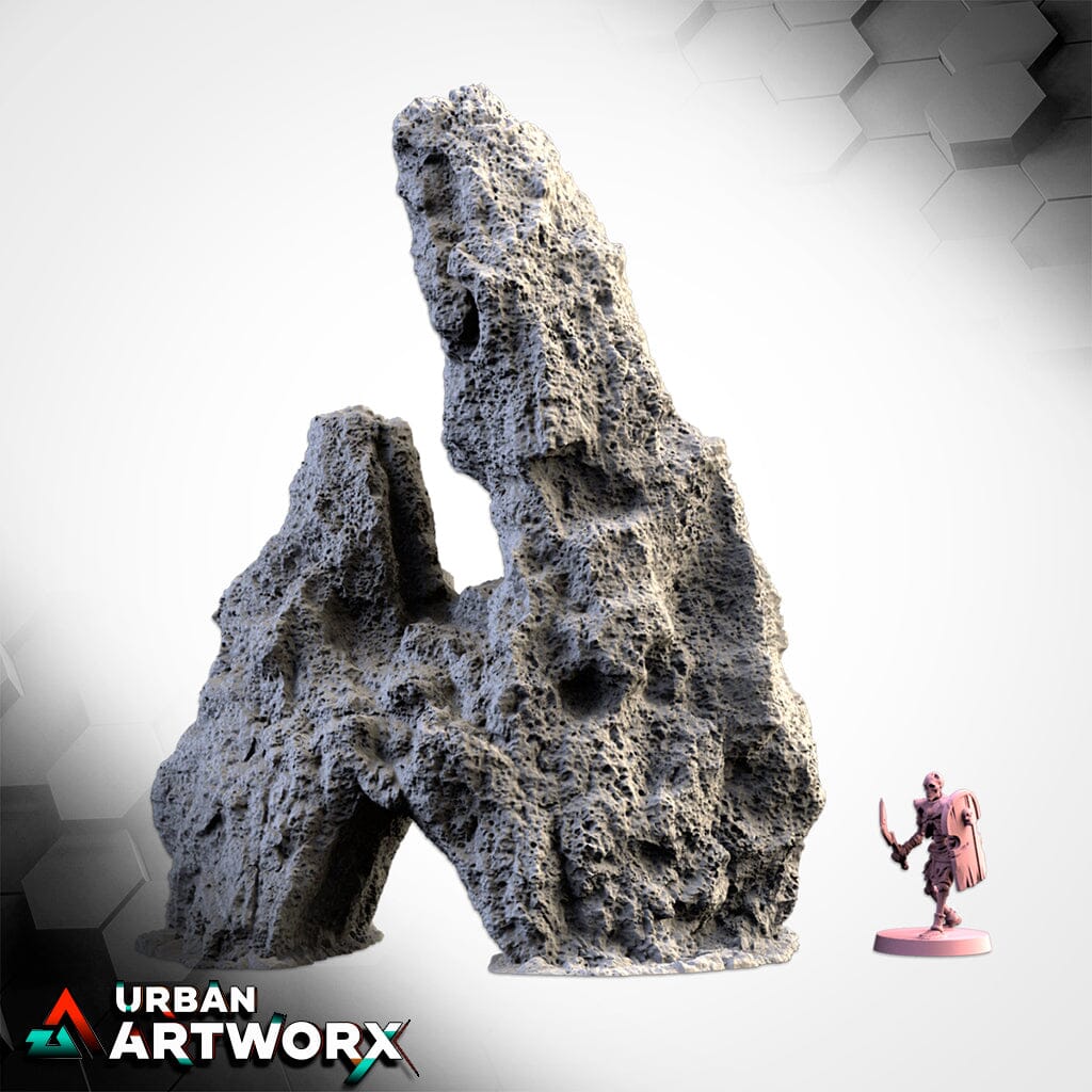Tabletop Gelände - Txarli Factory - Volcanic Stones Txarli Factory Stone 01