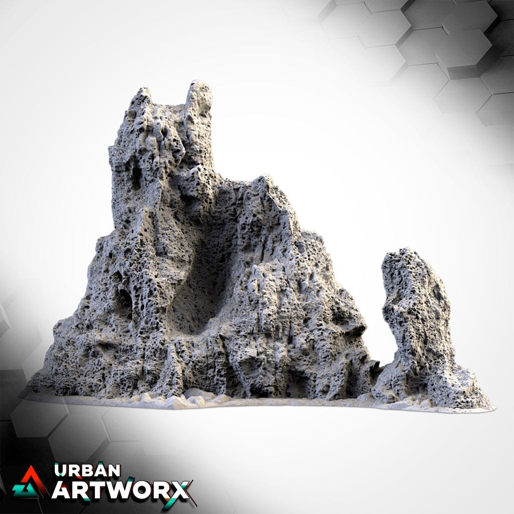 Tabletop Gelände - Txarli Factory - Volcanic Stones Txarli Factory Stone 02