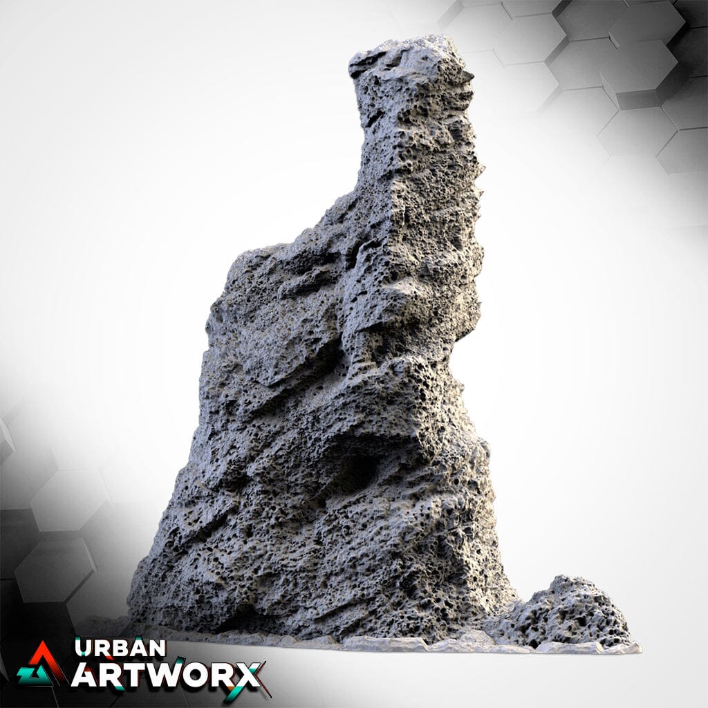 Tabletop Gelände - Txarli Factory - Volcanic Stones Txarli Factory Stone 03