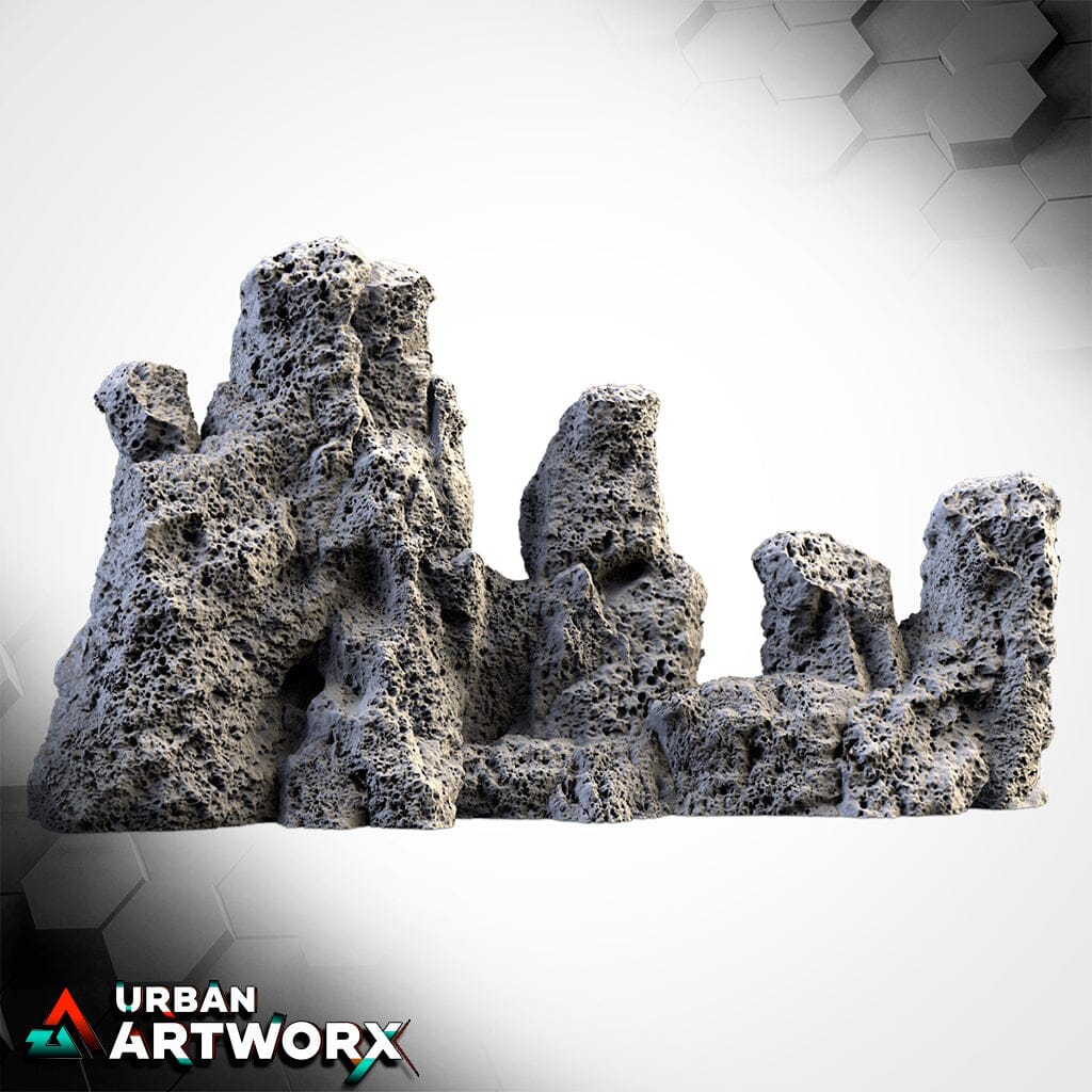 Tabletop Gelände - Txarli Factory - Volcanic Stones Txarli Factory Stone 07