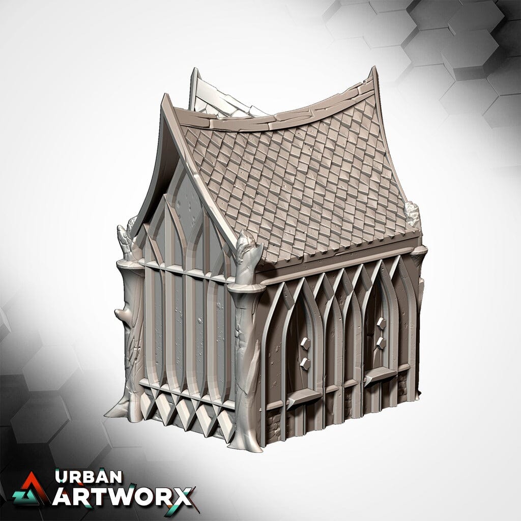 Tabletop Gelände - Txarli Factory - Wood Elf Village Txarli Factory