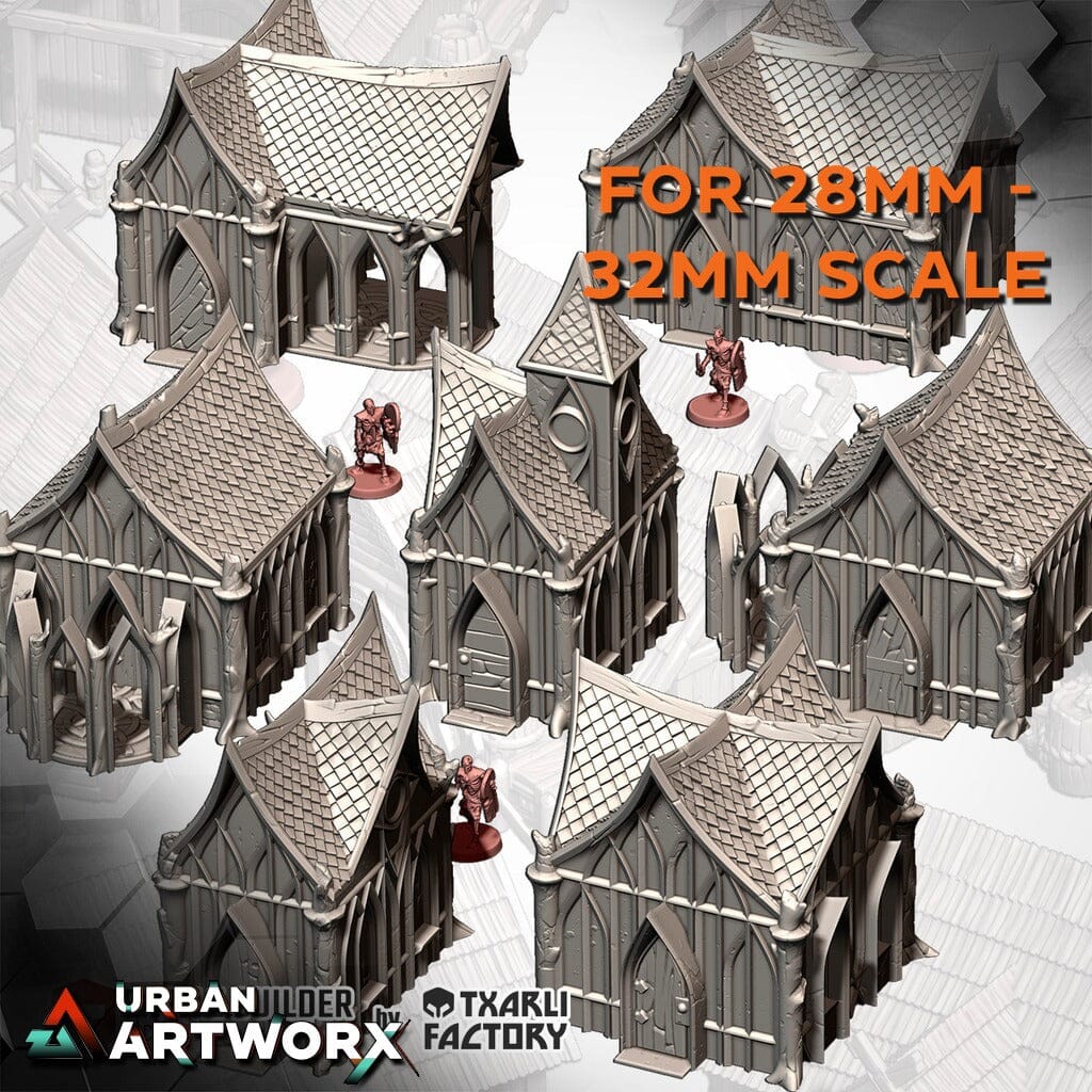 Tabletop Gelände - Txarli Factory - Wood Elf Village Txarli Factory Complete Set