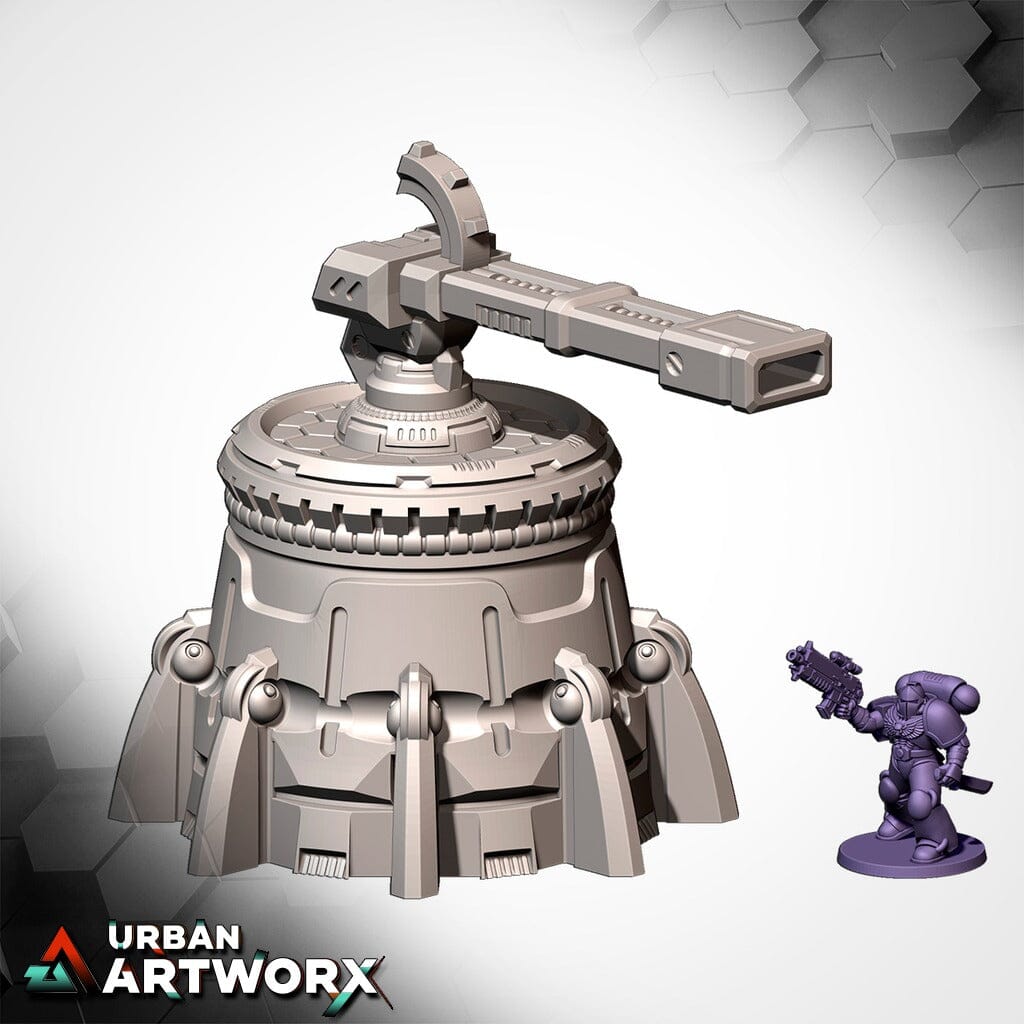 Tabletop Gelände - Txarli Factory - Xenos Buildings IV Txarli Factory Weapon Turret Large