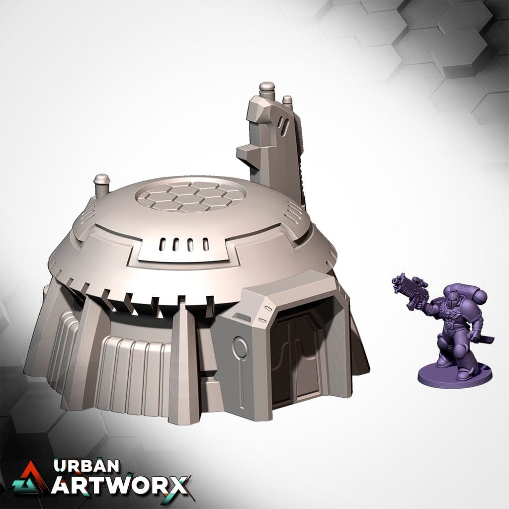 Tabletop Gelände - Txarli Factory - Xenos Buildings IV Txarli Factory Xeno House 01