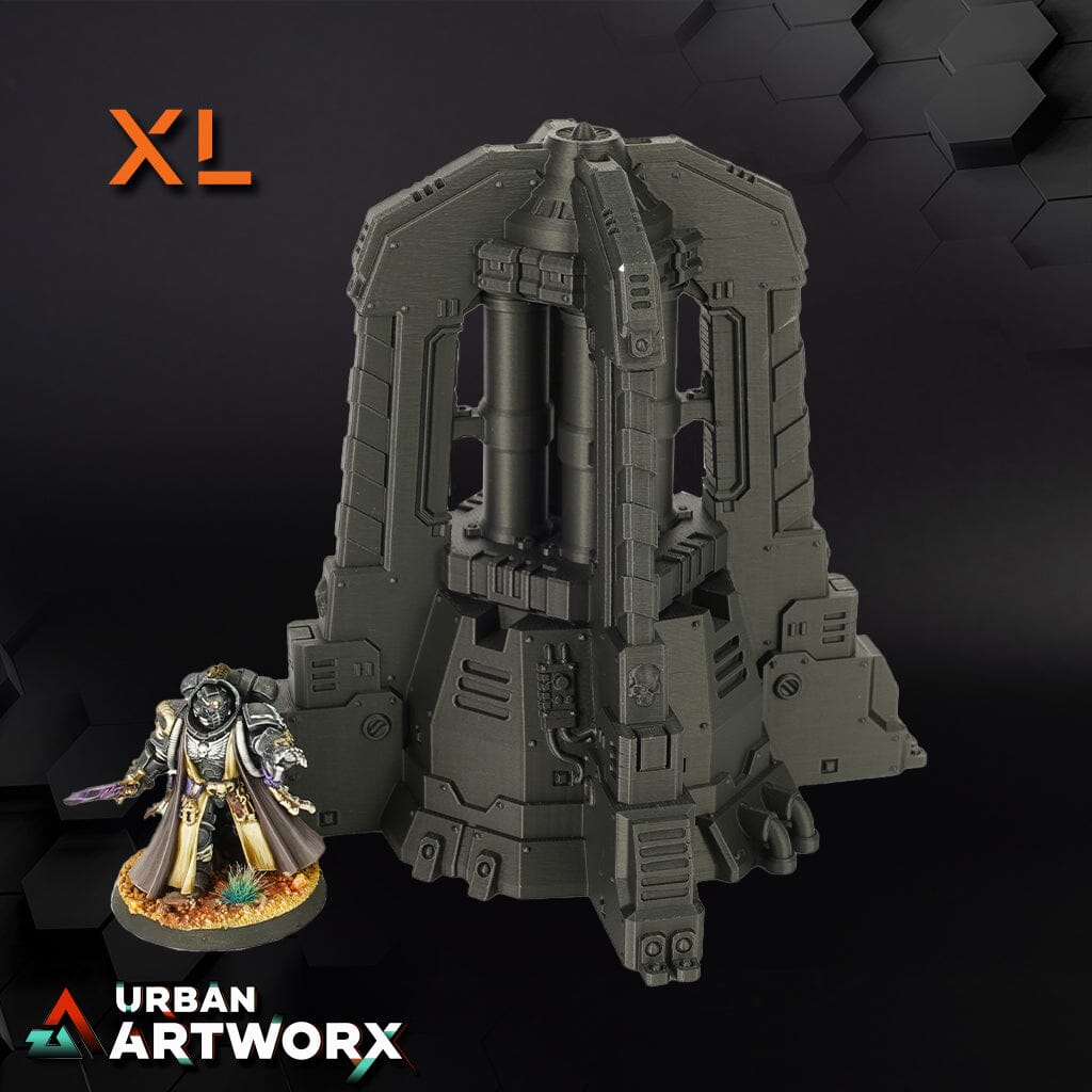 Tabletop Gelände - War Scenery - Chapters Headquarter- Armored Plasma Generator I War Scenery One Piece XL (135%)