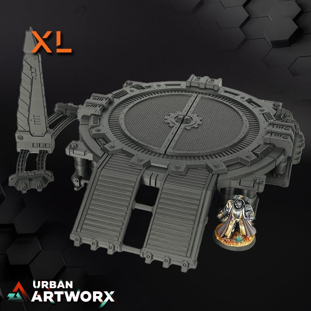 Tabletop Gelände - War Scenery - Chapters Headquarter - Heavy Machine Cult War Scenery XL (150%)