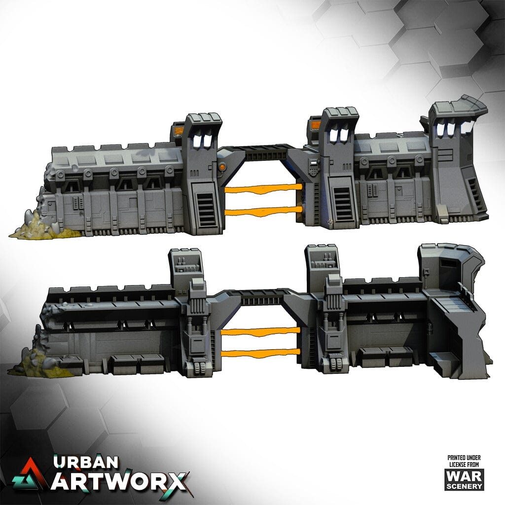 Tabletop Gelände - War Scenery - Insurgent Battleforce - Insurgent Outpost Wall War Scenery