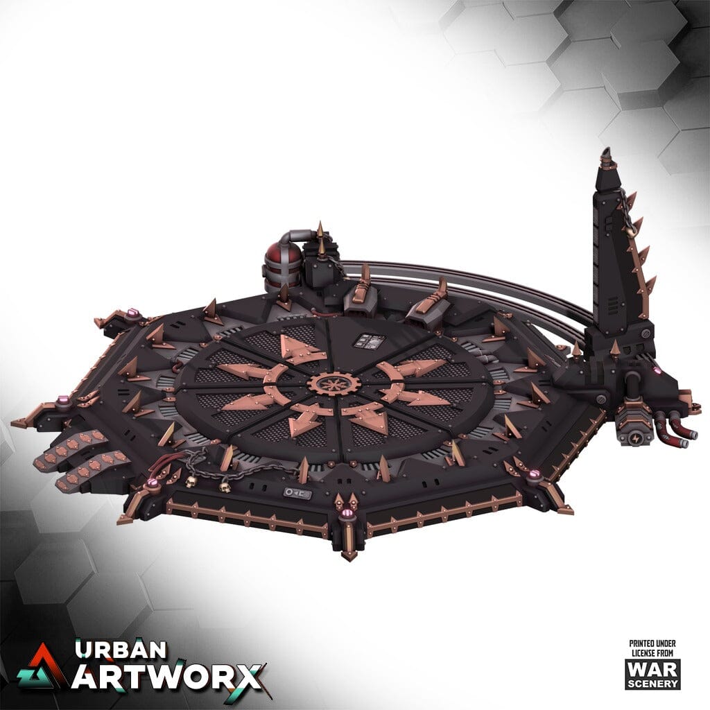 Tabletop Gelände - Warscenery - Corrupted Snctum - Chaos Machine Pit War Scenery