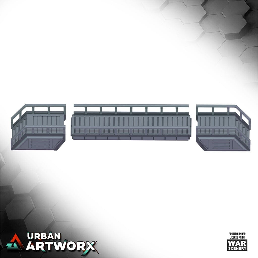 Tabletop Gelände - Warscenery - District 1919 - Bridges War Scenery Bridge Corner 90°