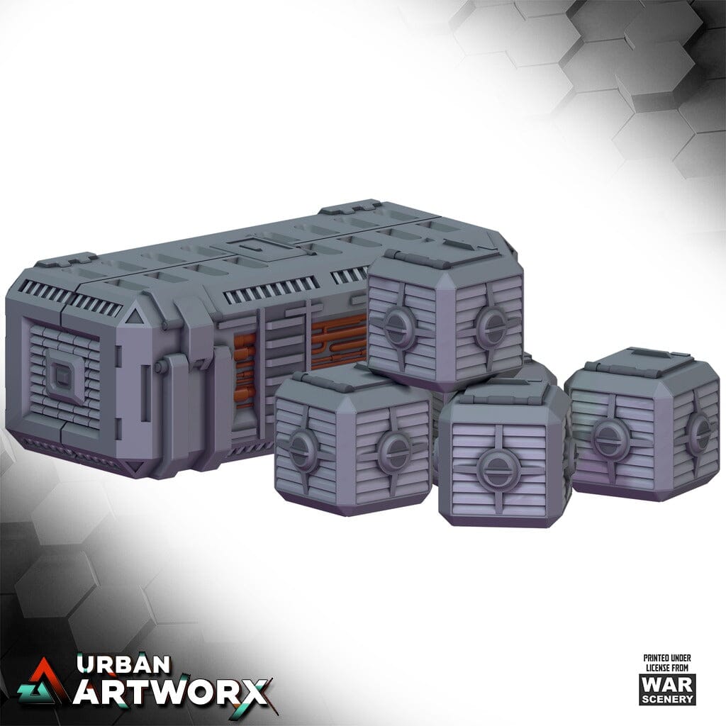 Tabletop Gelände - Warscenery - District 1919 - Crates War Scenery
