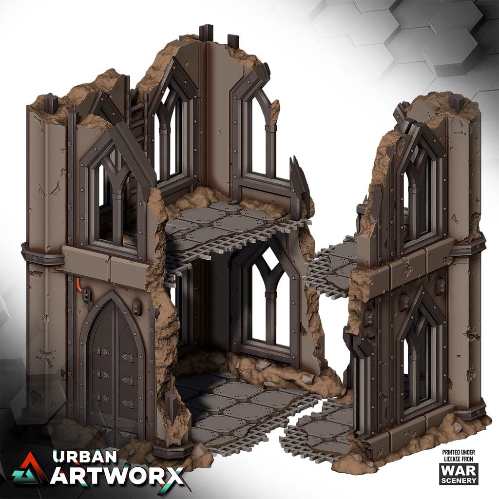 Tabletop Gelände - Warscenery - Fall of Castograd - Hab Unit 1 War Scenery