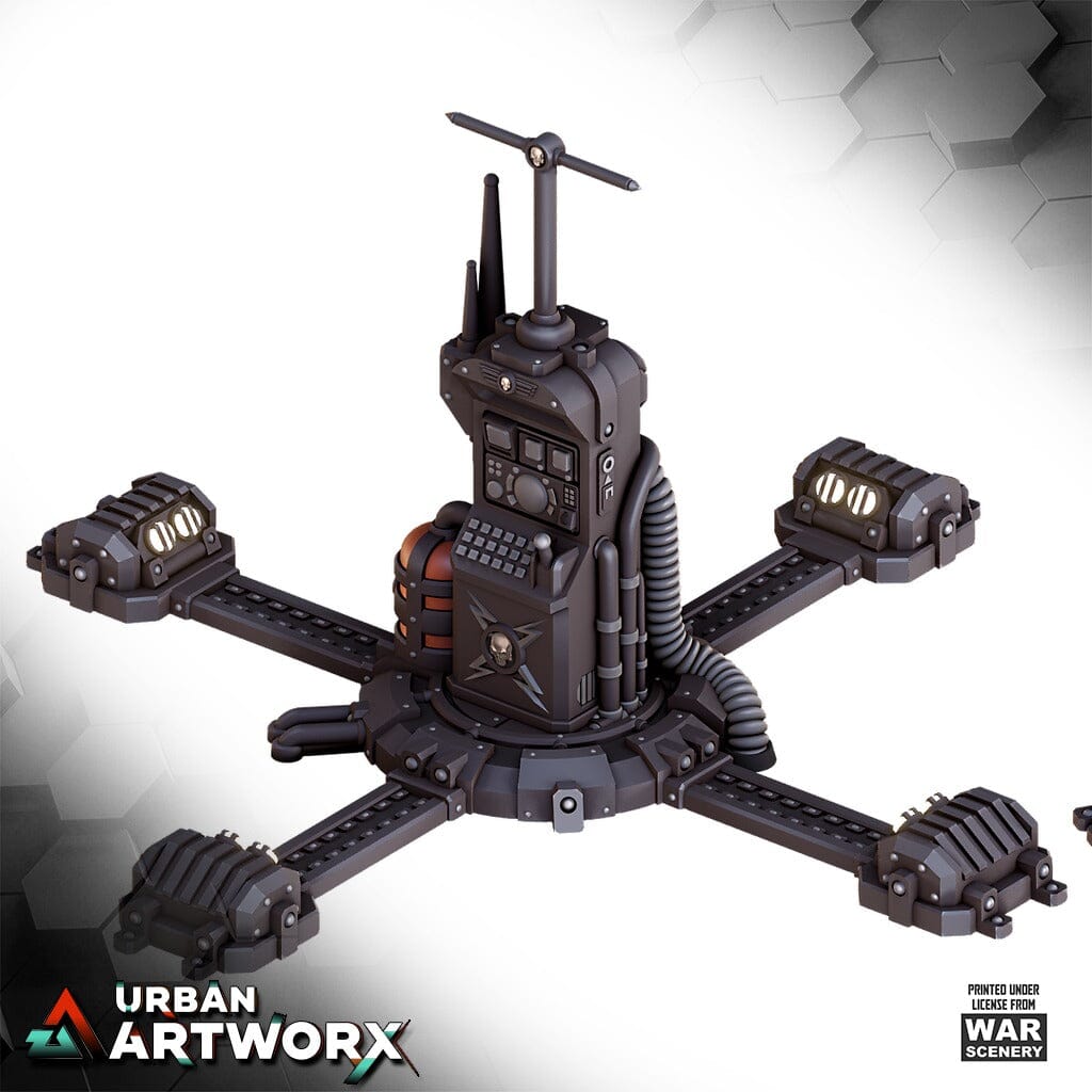 Tabletop Gelände - Warscenery - Grimdark Outpost - Mission Objectives War Scenery Command Post