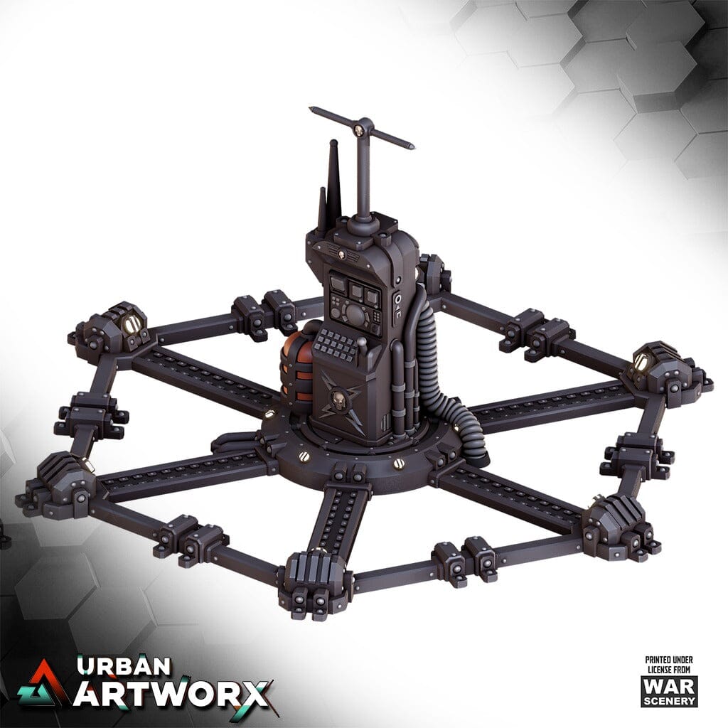 Tabletop Gelände - Warscenery - Grimdark Outpost - Mission Objectives War Scenery Strategic Point