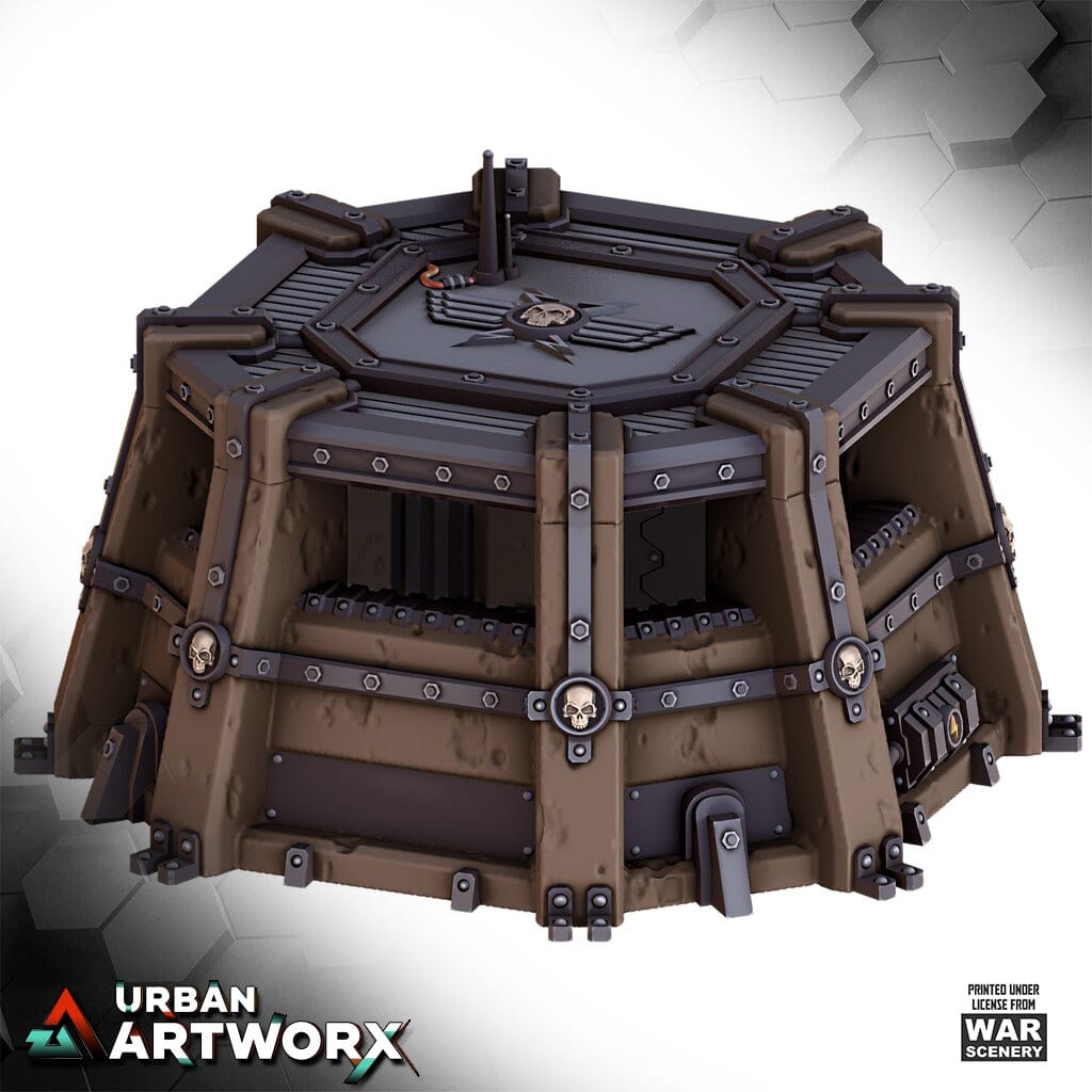 Tabletop Gelände - Warscenery - Grimdark Outpost - Pillbox War Scenery