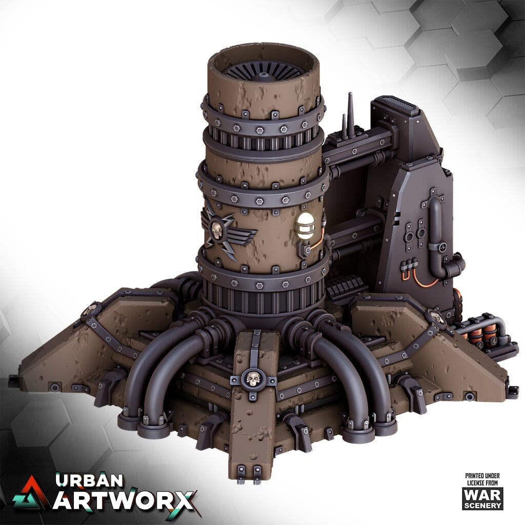 Tabletop Gelände - Warscenery - Grimdark Outpost - Thermo Plasma Generator War Scenery