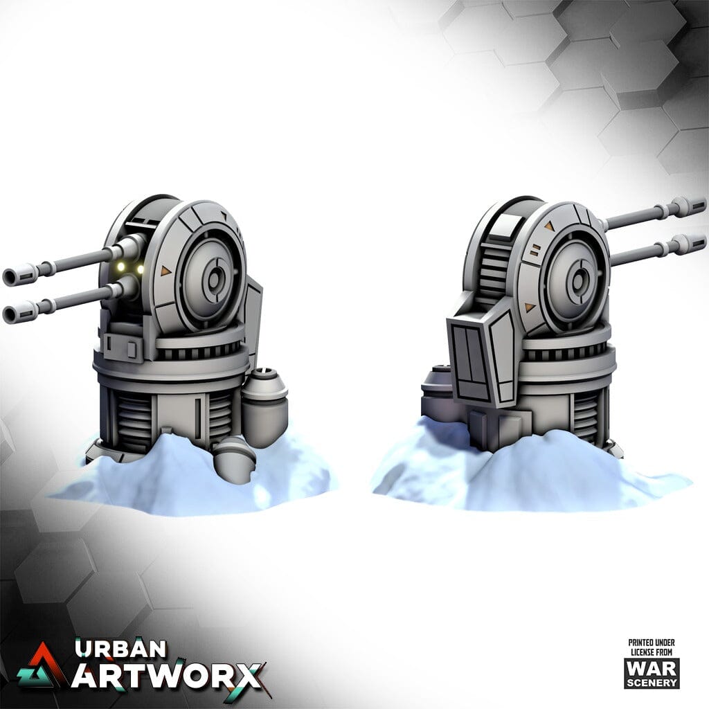 Tabletop Gelände - Warscenery - Rebel Command Base - Hunter Turret War Scenery