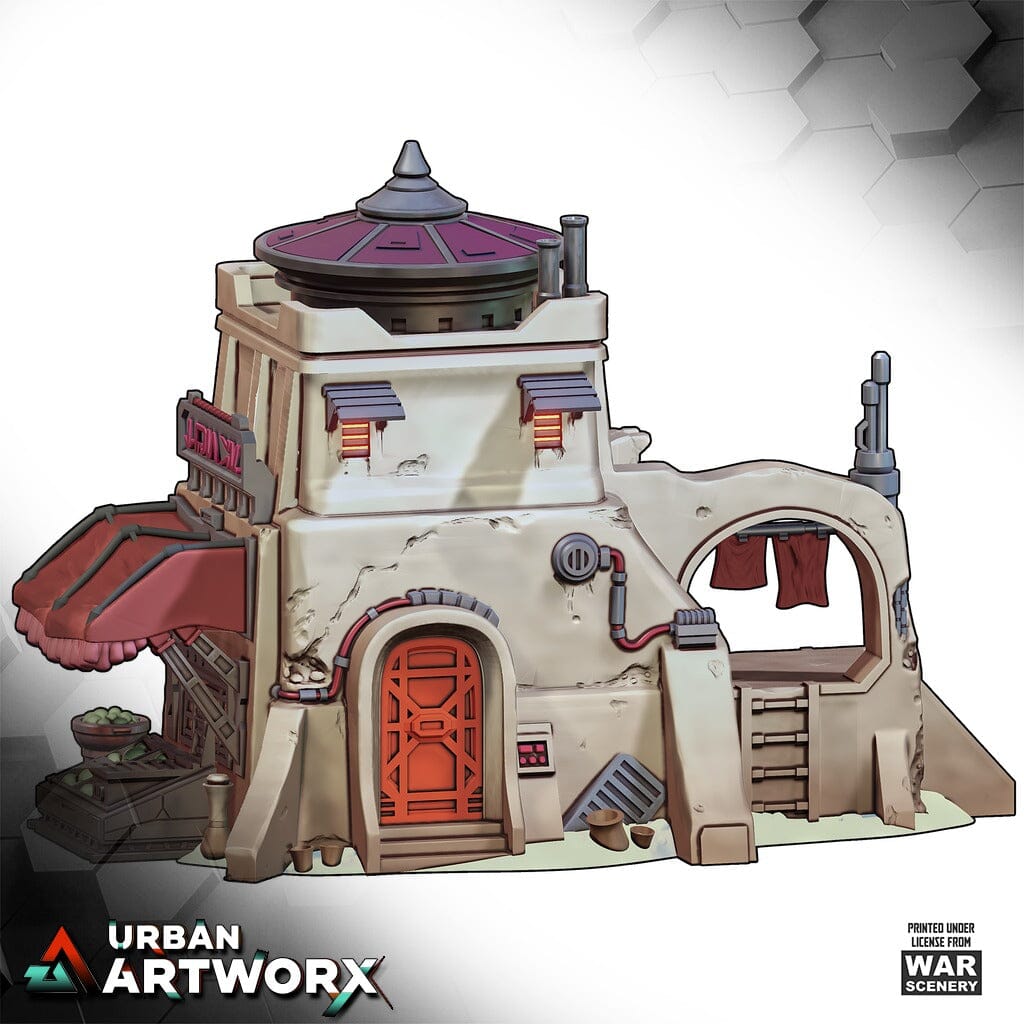Tabletop Gelände - Warscenery - Streets of Yar'kassy - Desert House War Scenery