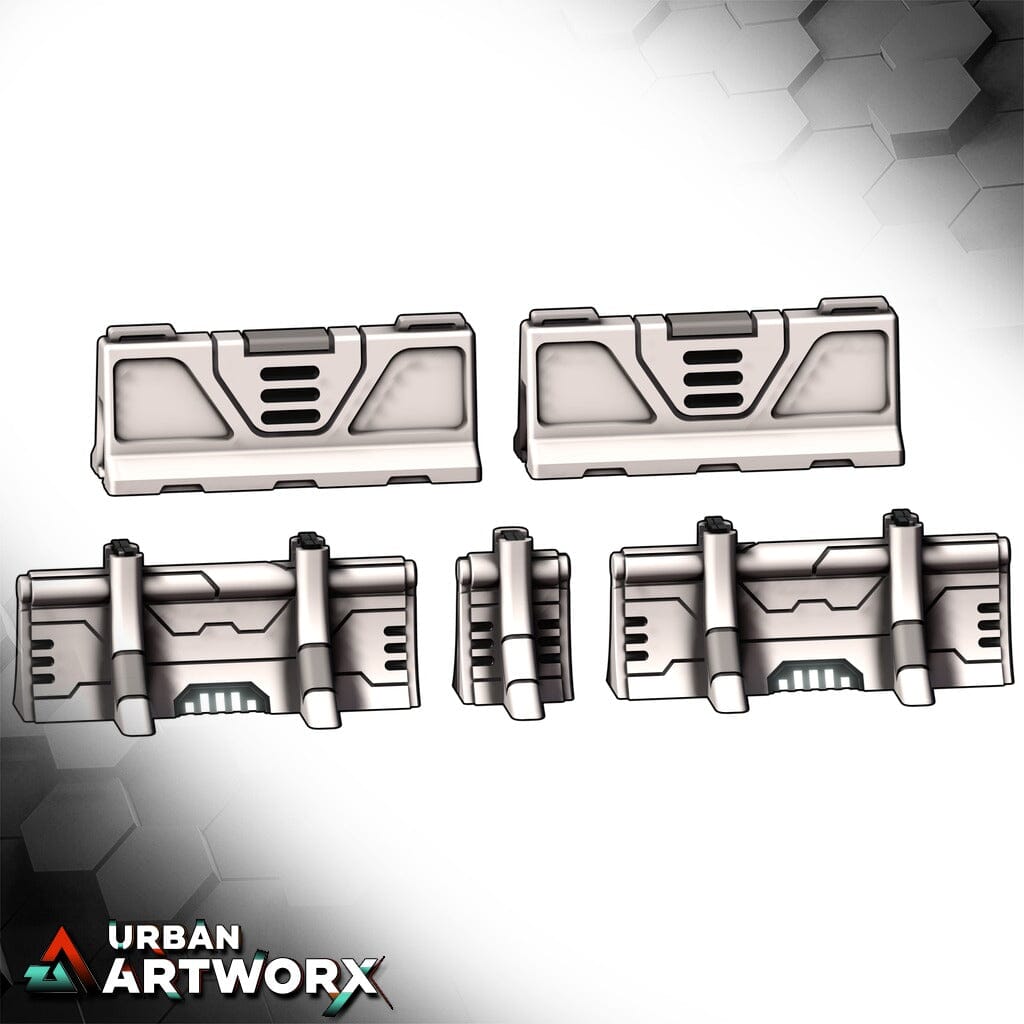 Tabletop Gelände - Warscenery - United Empire - Barricades Set War Scenery