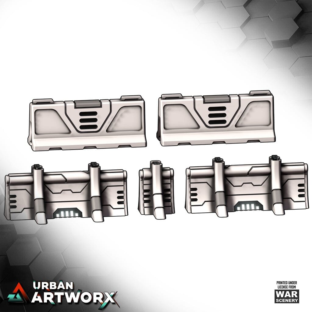 Tabletop Gelände - Warscenery - United Empire - Barricades Set War Scenery