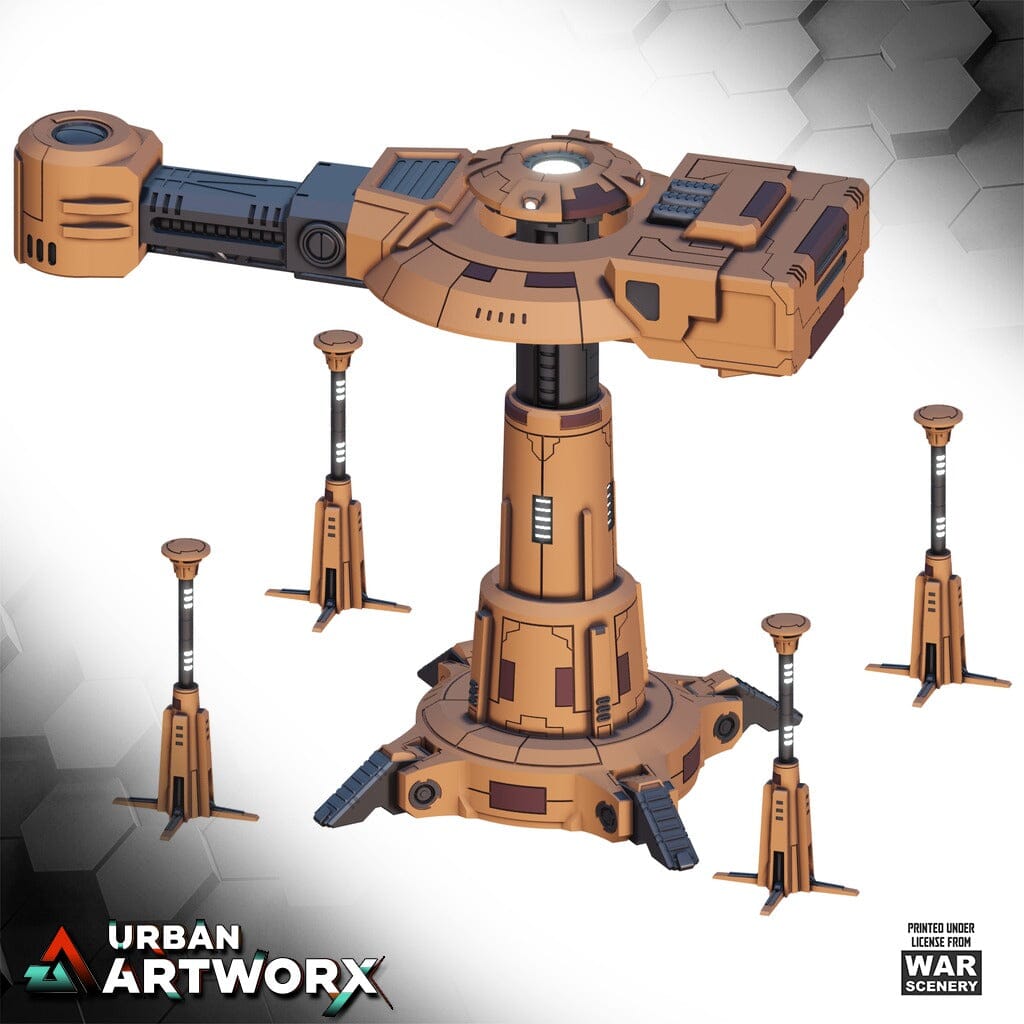 Tabletop Gelände - Warscenery - United Frontier - Construction Crane War Scenery