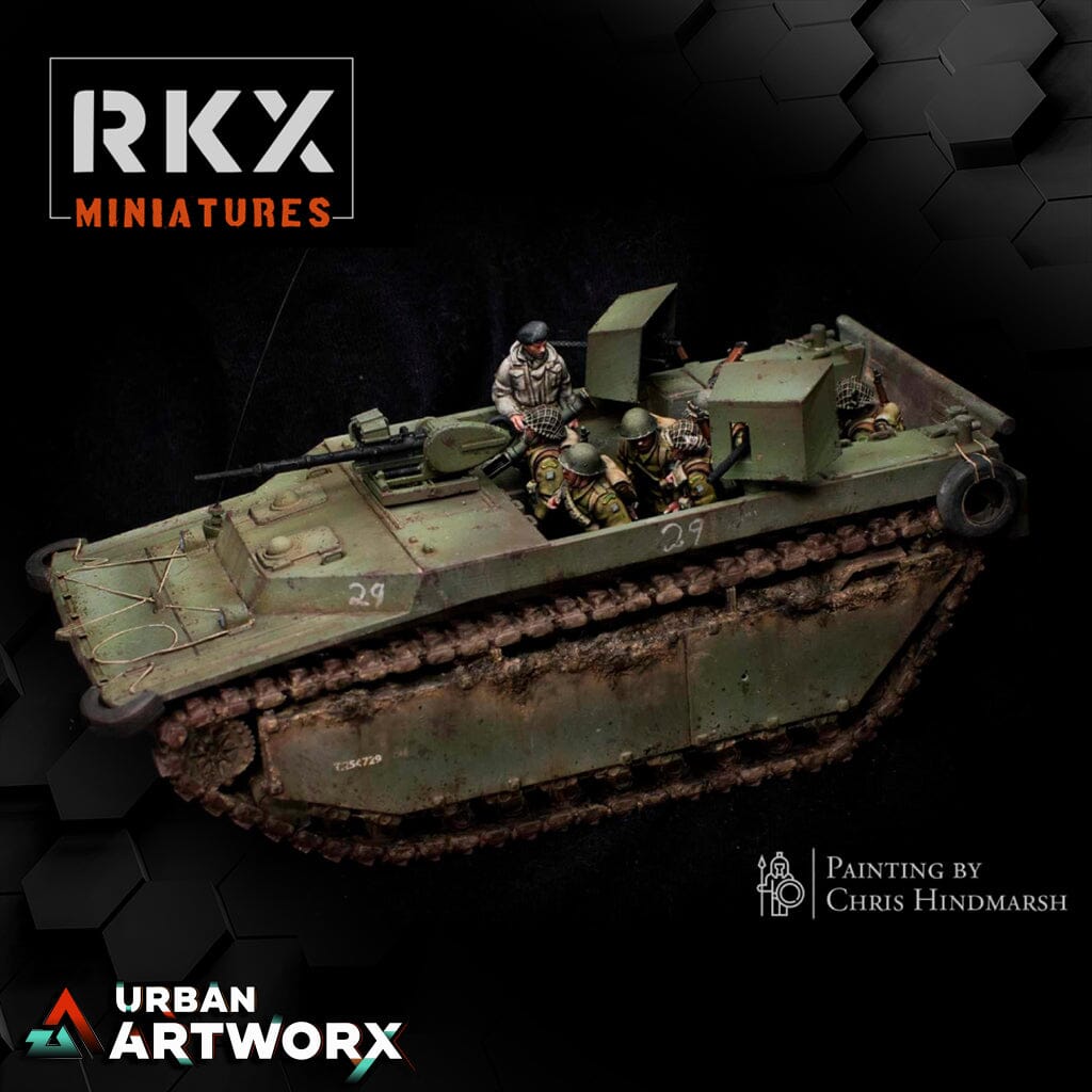 Tabletop Miniaturen - RKX Miniatures - Operation Plunder Canadians - LVTa4 RKX Miniatures