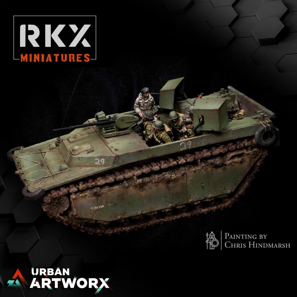 Tabletop Miniaturen - RKX Miniatures - Operation Plunder Canadians - LVTa4 RKX Miniatures 