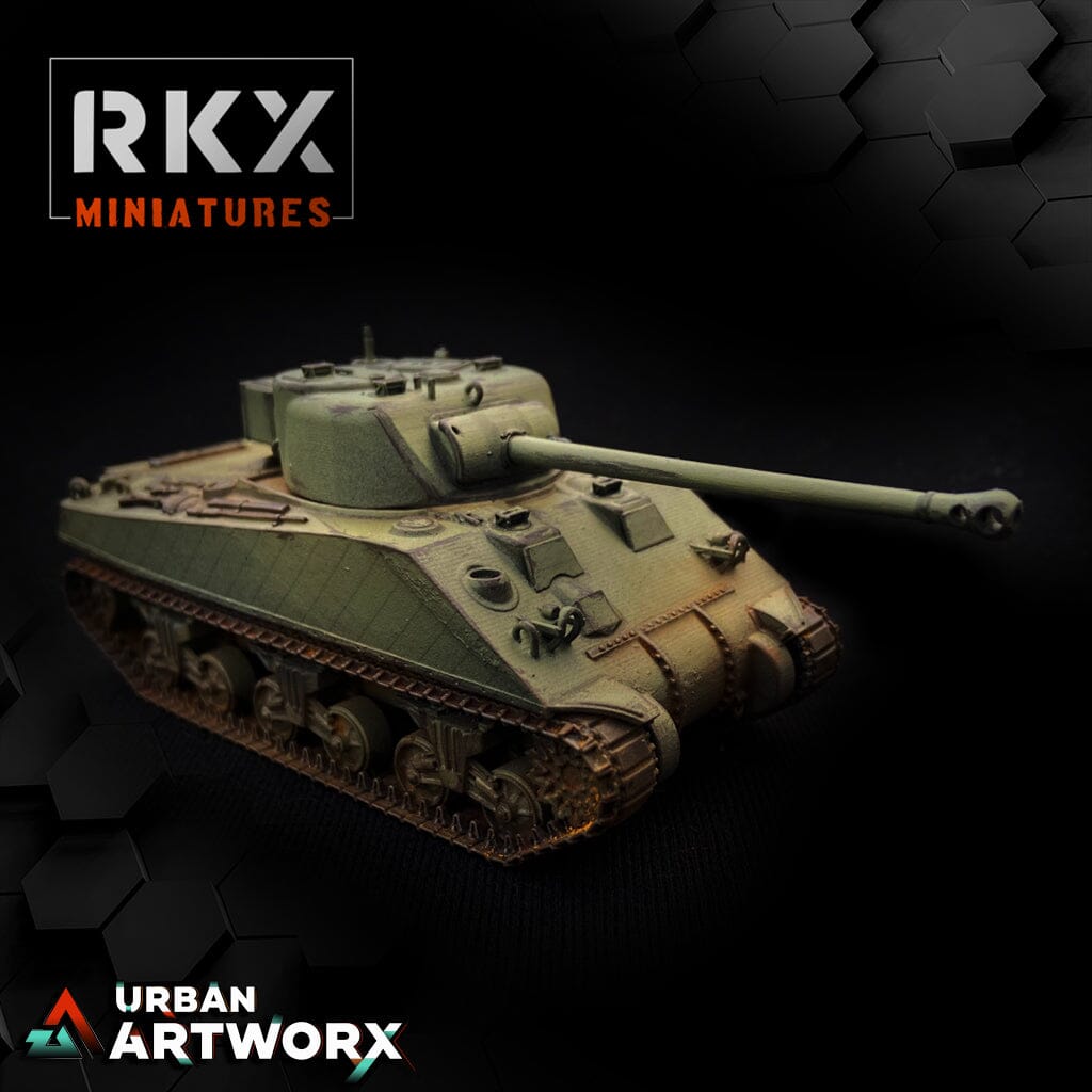 Tabletop Miniaturen - RKX Miniatures - Operation Plunder Canadians - Sherman Firefly RKX Miniatures