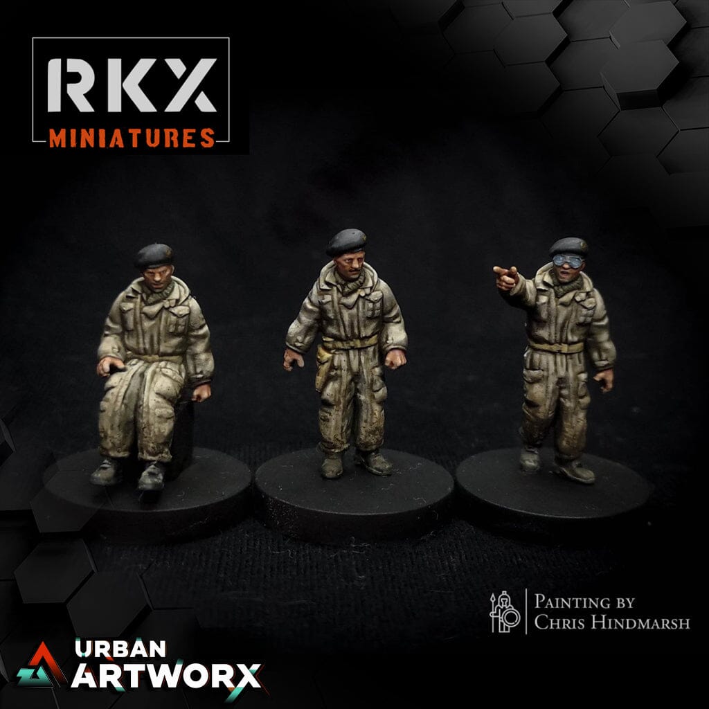 Tabletop Miniaturen - RKX Miniatures - Operation Plunder Canadians - Tankers RKX Miniatures 