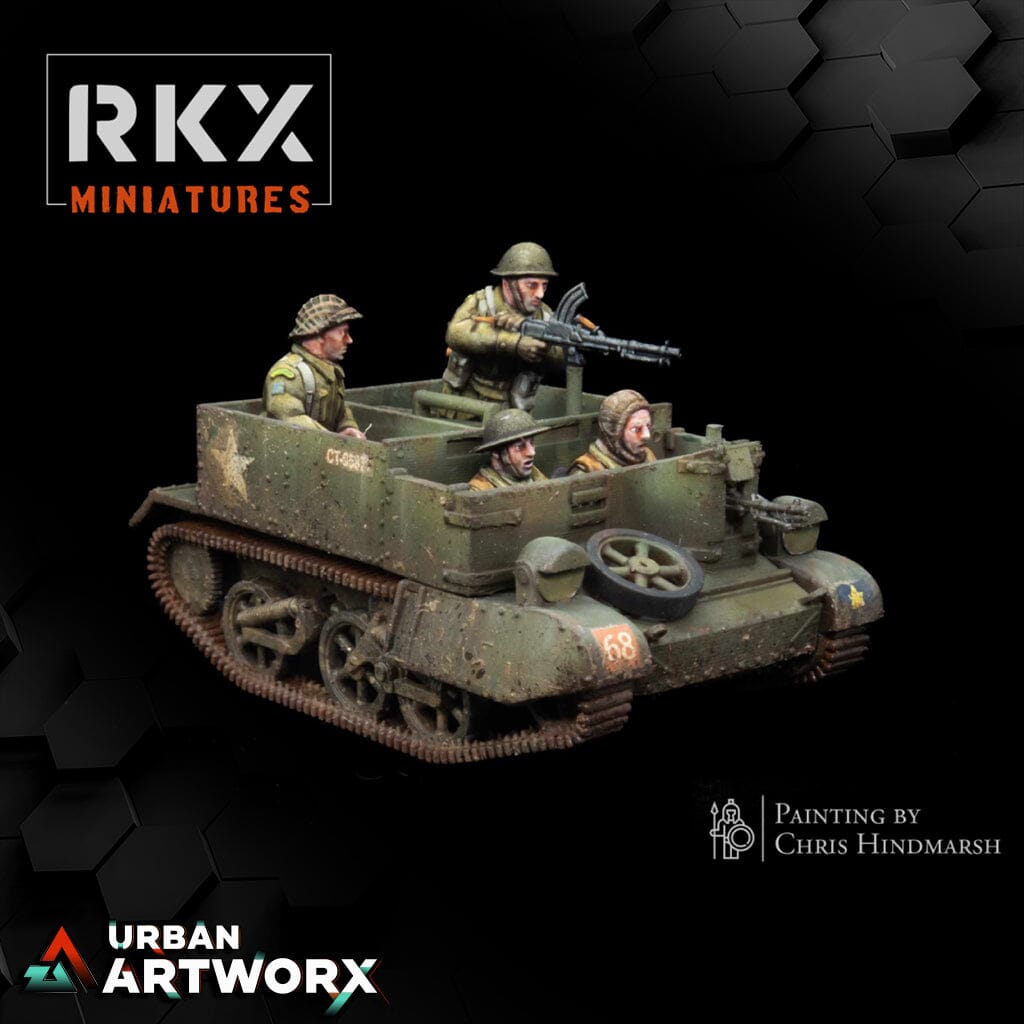 Tabletop Miniaturen - RKX Miniatures - Operation Plunder Canadians - Universal Carrier RKX Miniatures