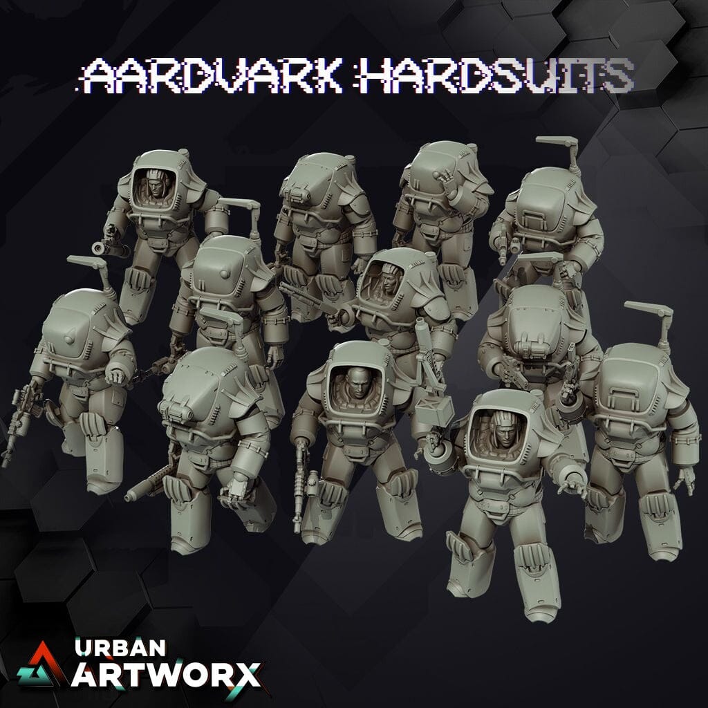 Tabletop Miniaturen - Skullforge Studios - Aardvark Hardsuits (13) Skullforge Studios