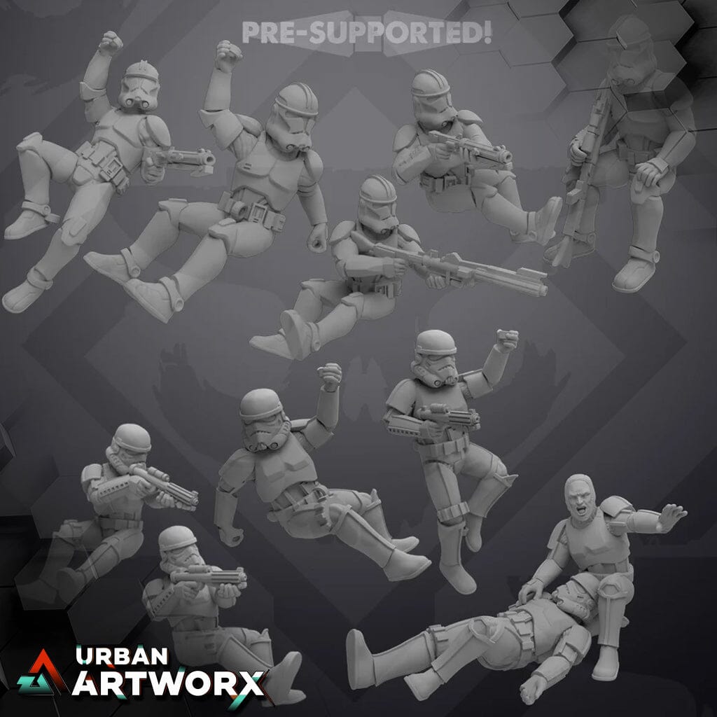 Tabletop Miniaturen - Skullforge Studios - Airborne Patrol Crew Bundle (11) Skullforge Studios