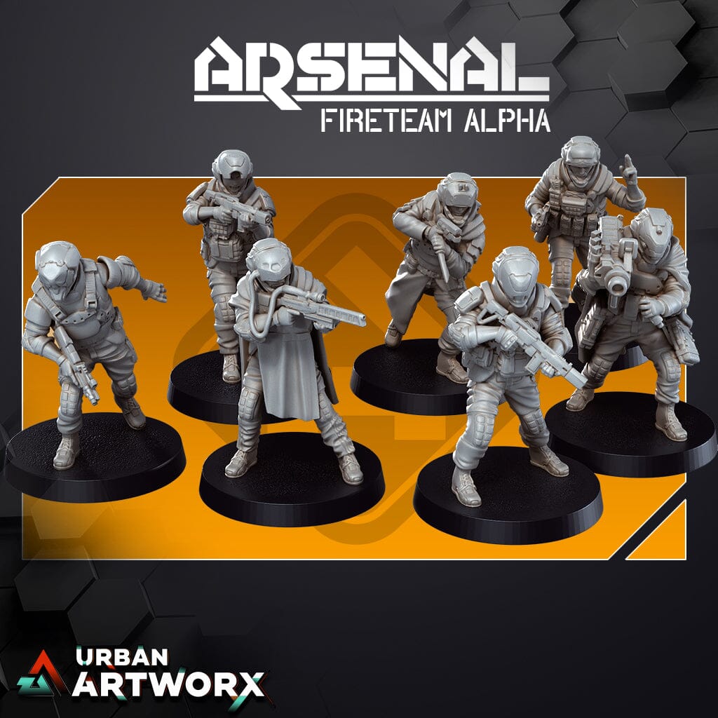 Tabletop Miniaturen - Skullforge Studios - Arsenal Fireteam Alpha (7) Skullforge Studios