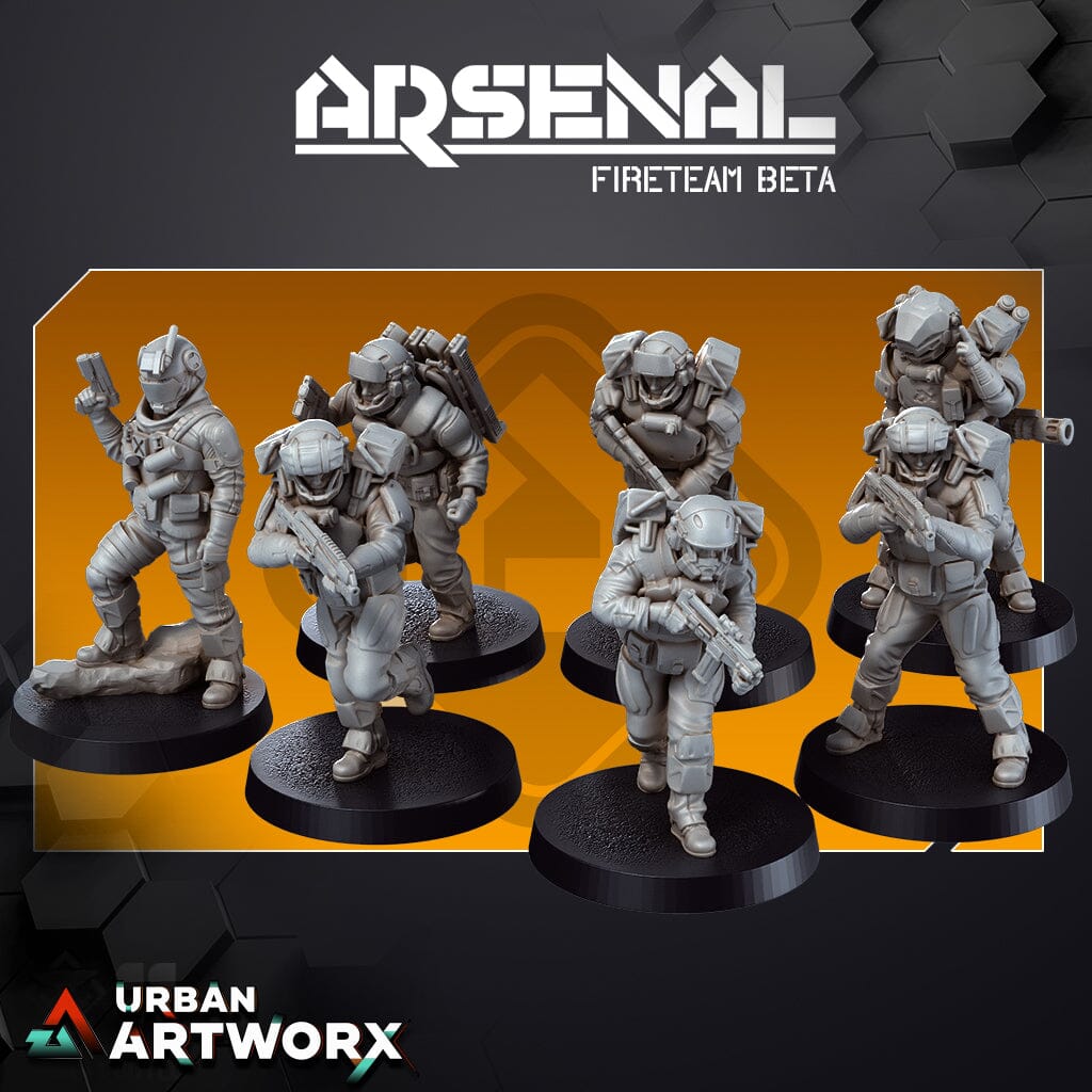 Tabletop Miniaturen - Skullforge Studios - Arsenal: Fireteam Beta (7) Skullforge Studios