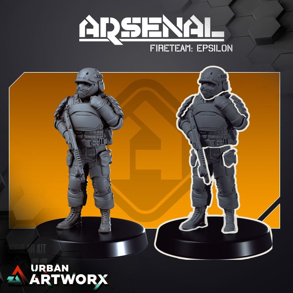 Tabletop Miniaturen - Skullforge Studios - Arsenal: Fireteam Epsilon (10) Modular Skullforge Studios