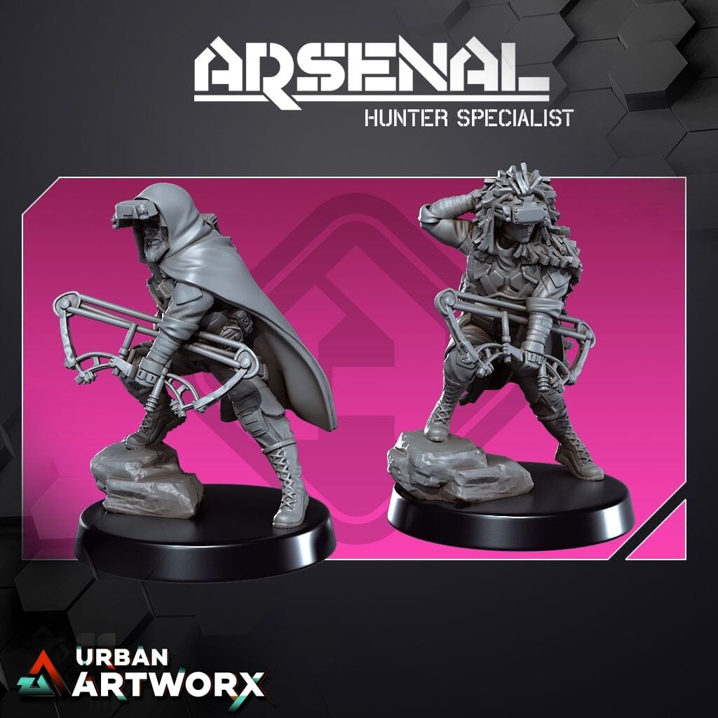 Tabletop Miniaturen - Skullforge Studios - Arsenal: Hunter Specialist (2) Skullforge Studios