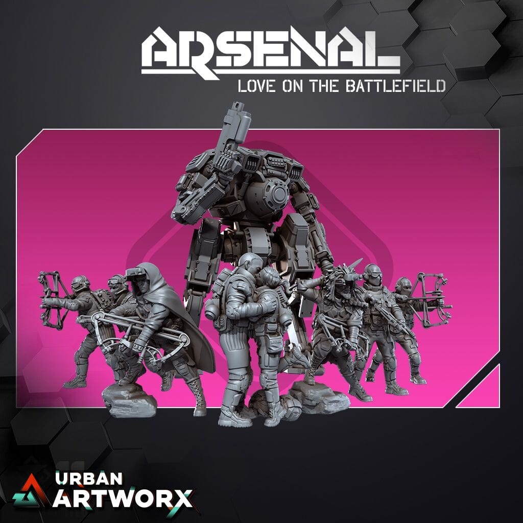 Tabletop Miniaturen - Skullforge Studios - Arsenal: Love and Mechs (2) Skullforge Studios