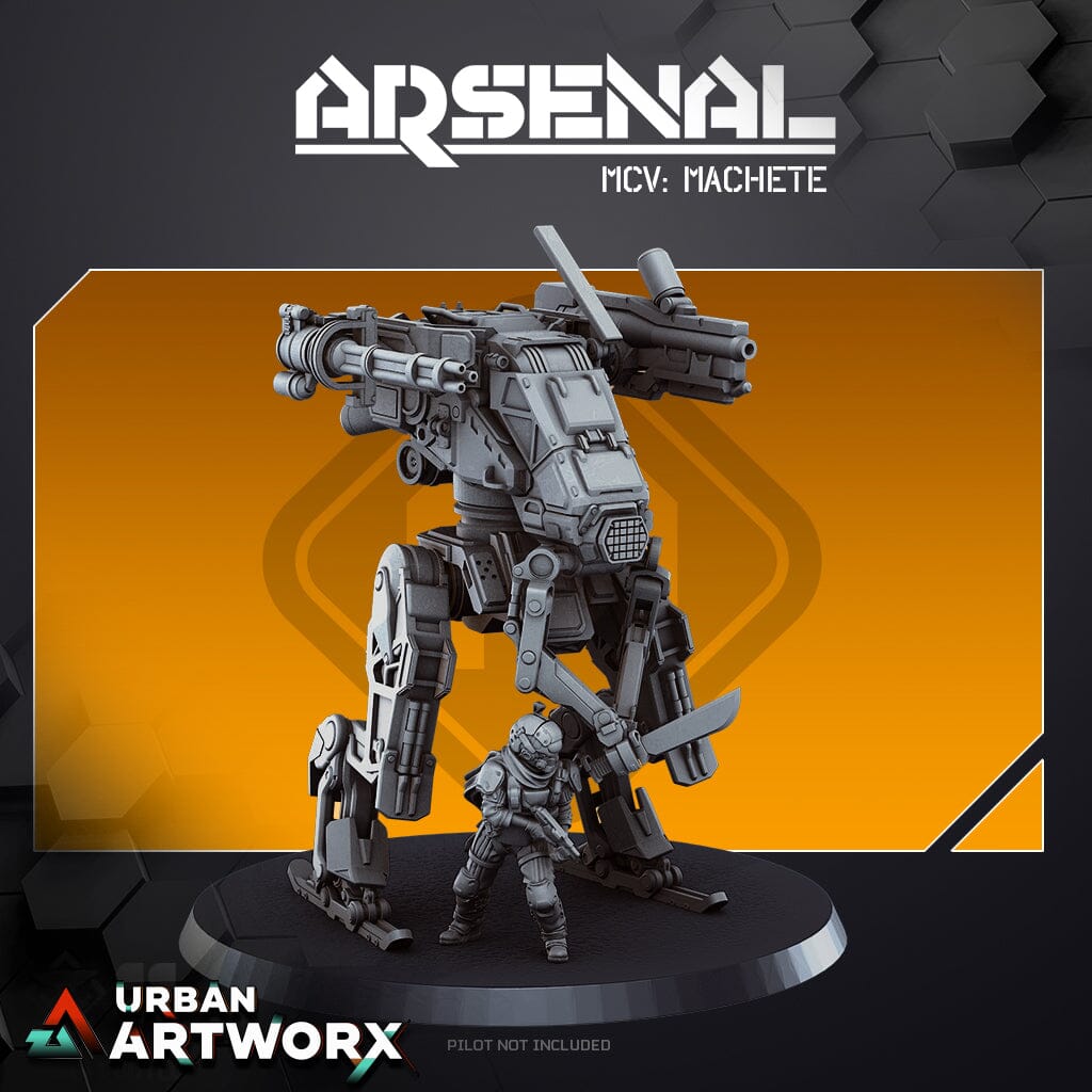 Tabletop Miniaturen - Skullforge Studios - Arsenal: MCV Machete (1) Skullforge Studios