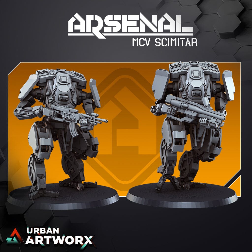 Tabletop Miniaturen - Skullforge Studios - Arsenal MCV Scimitar (3) Skullforge Studios