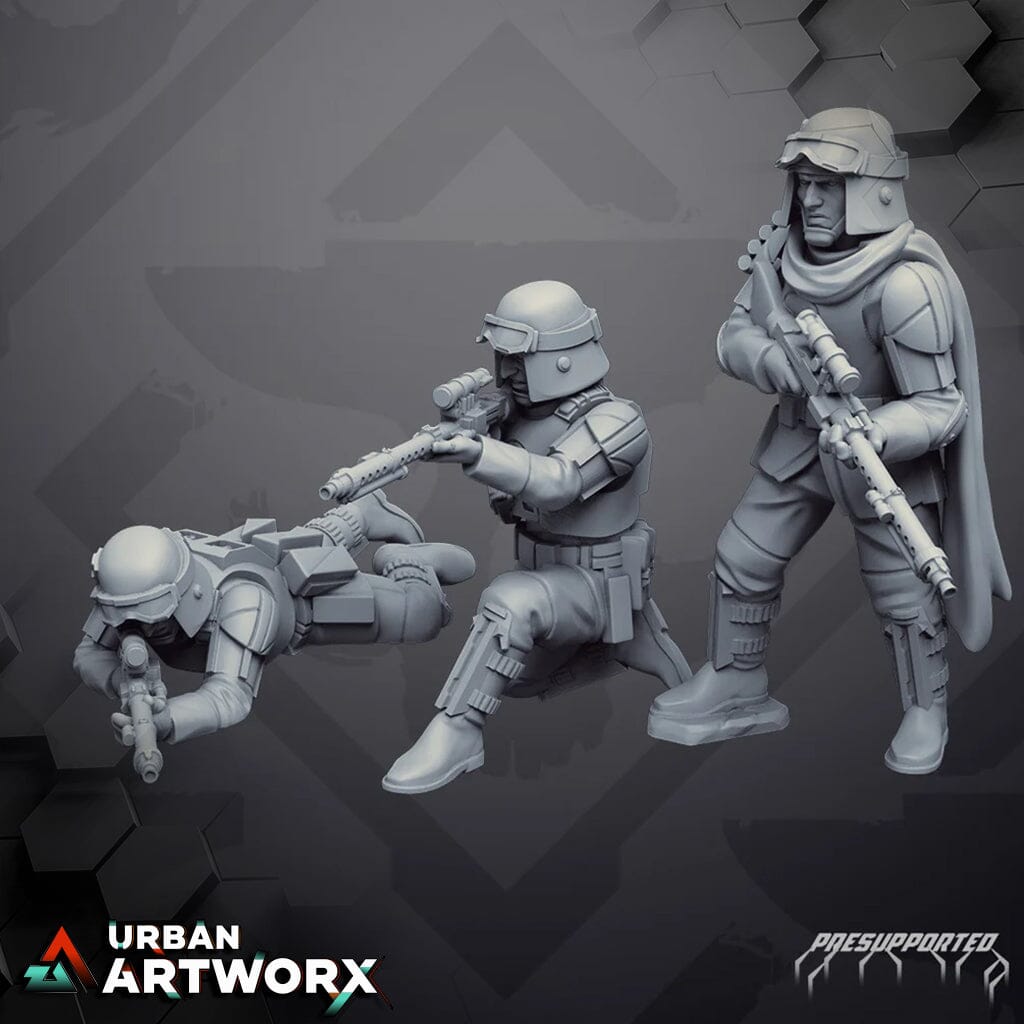 Tabletop Miniaturen - Skullforge Studios - Authority Field Sniper (3) Skullforge Studios