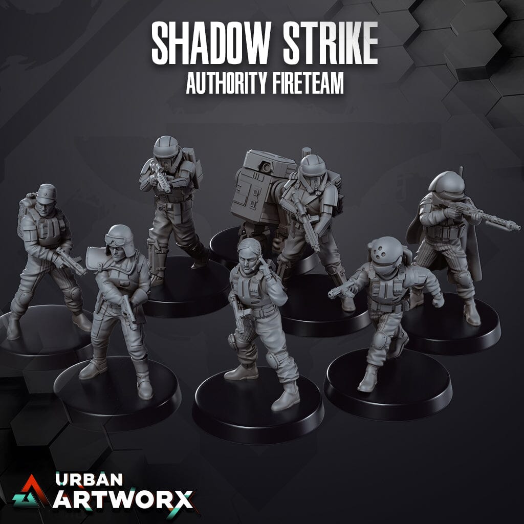 Tabletop Miniaturen - Skullforge Studios - Authority Fireteam Shadow Strike (8) Skullforge Studios