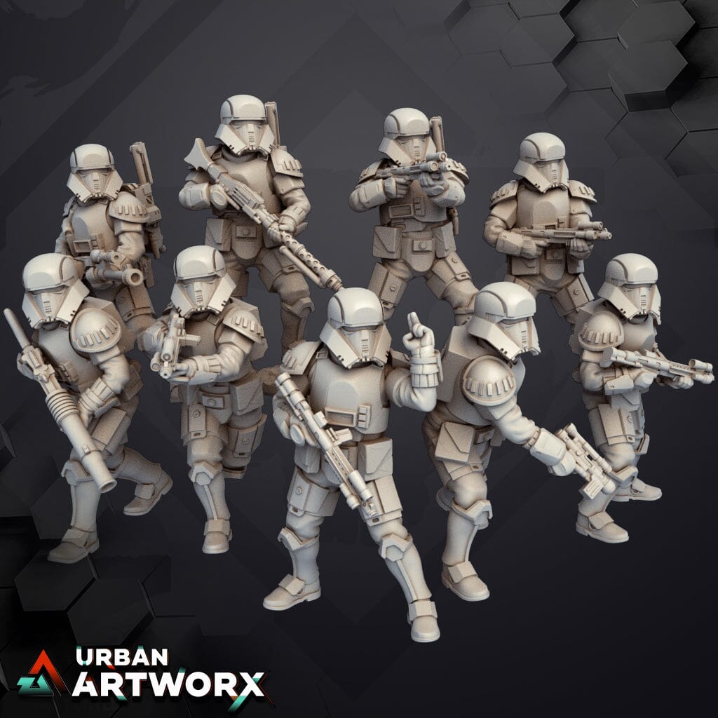 Tabletop Miniaturen - Skullforge Studios - Authority Frontier Trooper (9) Skullforge Studios