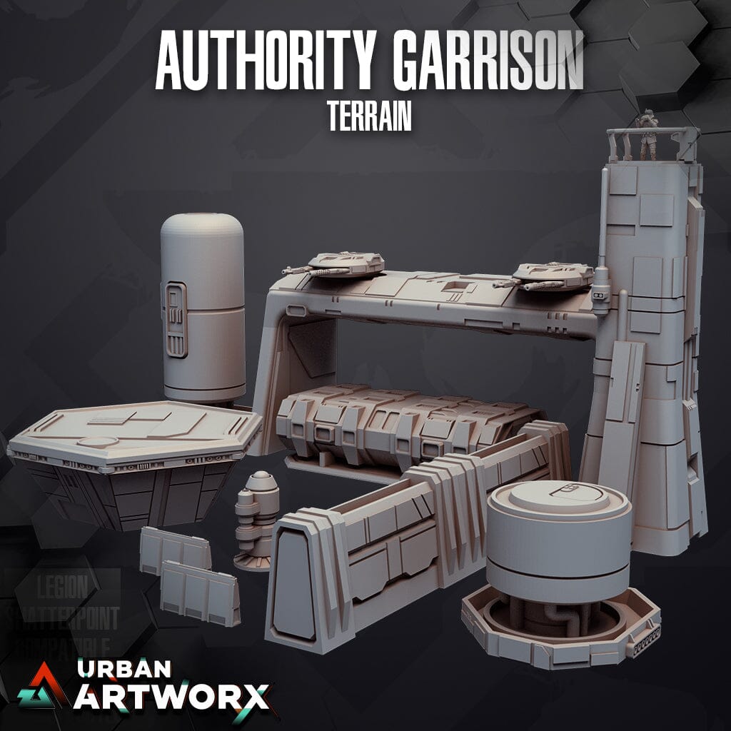 Tabletop Miniaturen - Skullforge Studios - Authority Garrison Skullforge Studios 