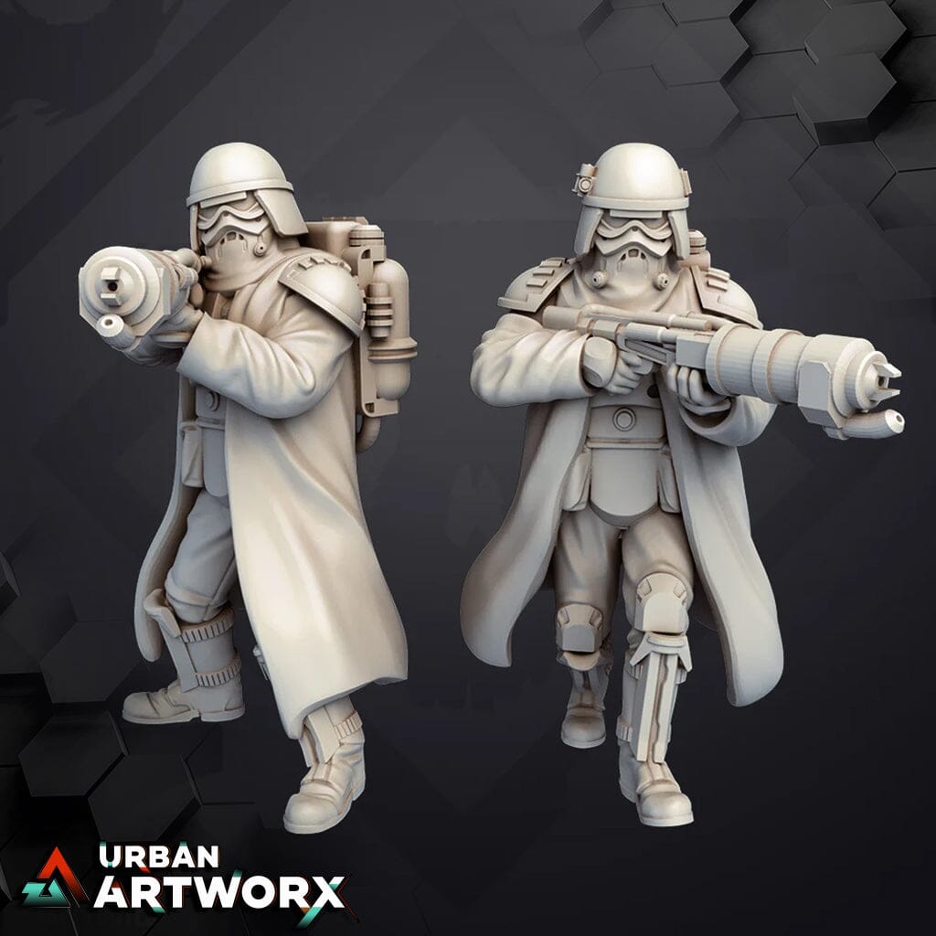 Tabletop Miniaturen - Skullforge Studios - Authority Incendiary Trench Troopers (2) Skullforge Studios