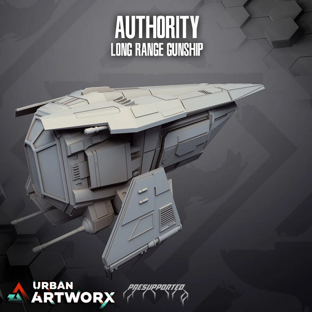 Tabletop Miniaturen - Skullforge Studios - Authority Long Range Gunship Skullforge Studios