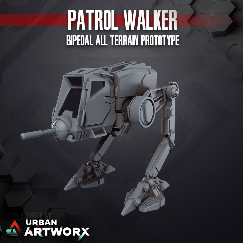 Tabletop Miniaturen - Skullforge Studios - Authority Prototype Patrol Walker (1) Skullforge Studios