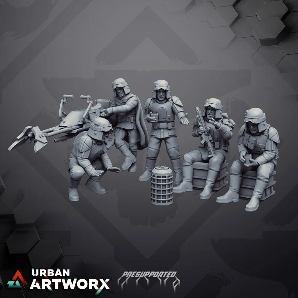 Tabletop Miniaturen - Skullforge Studios - Authority Recon Camp Skullforge Studios