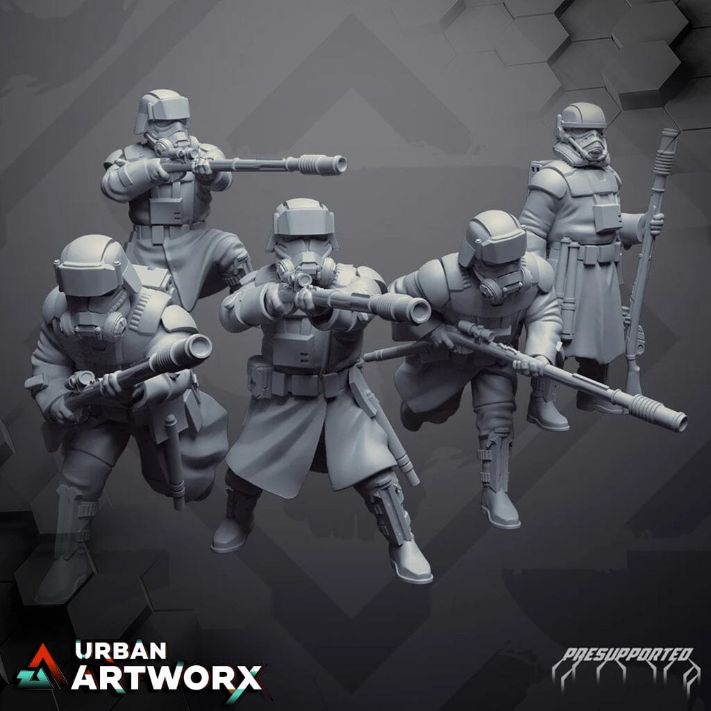 Tabletop Miniaturen - Skullforge Studios - Authority Trench Trooper (5) Skullforge Studios