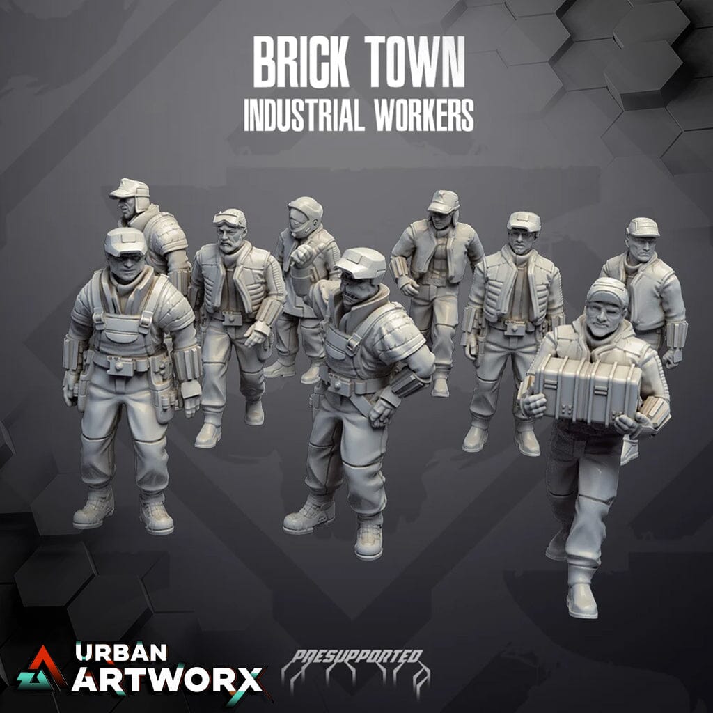 Tabletop Miniaturen - Skullforge Studios - Brick Yard Civilians (9) Skullforge Studios