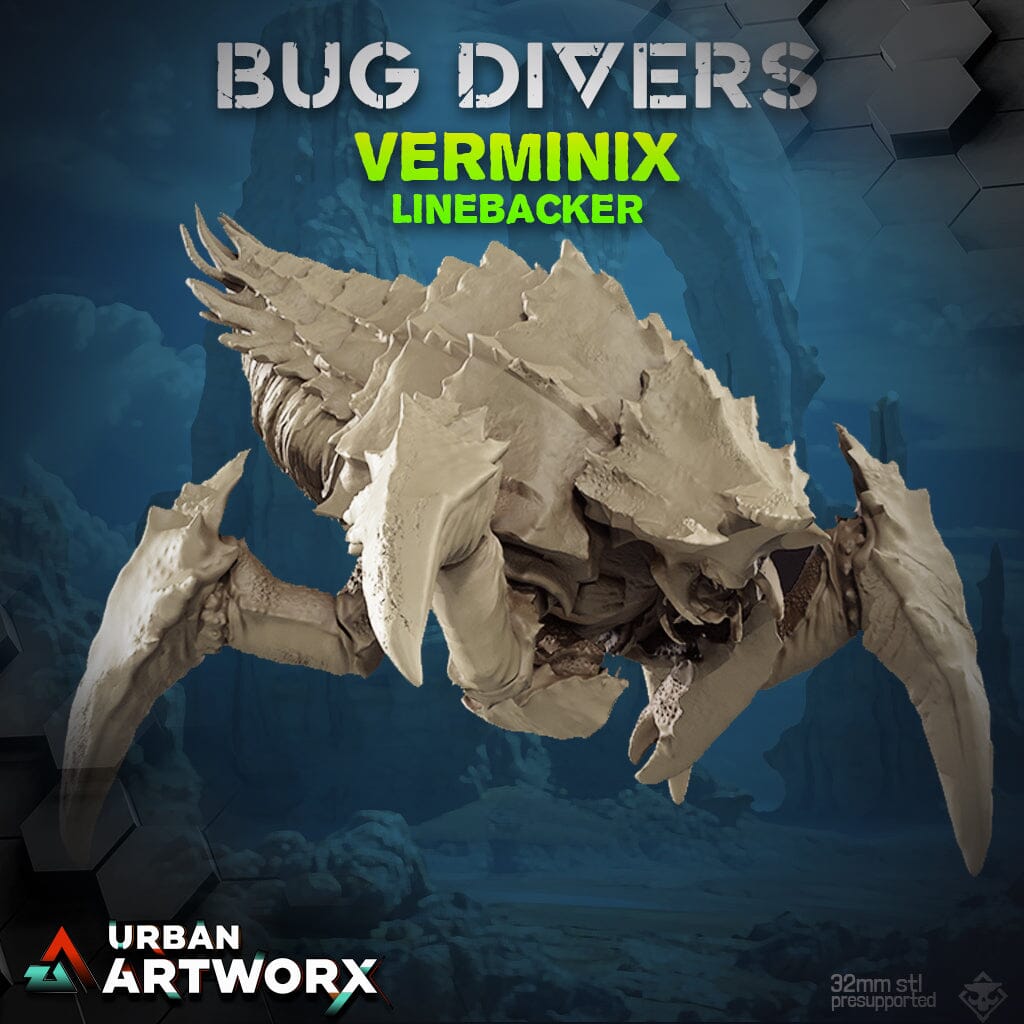 Tabletop Miniaturen - Skullforge Studios - Bug Divers: Verminix Linebacker Skullforge Studios